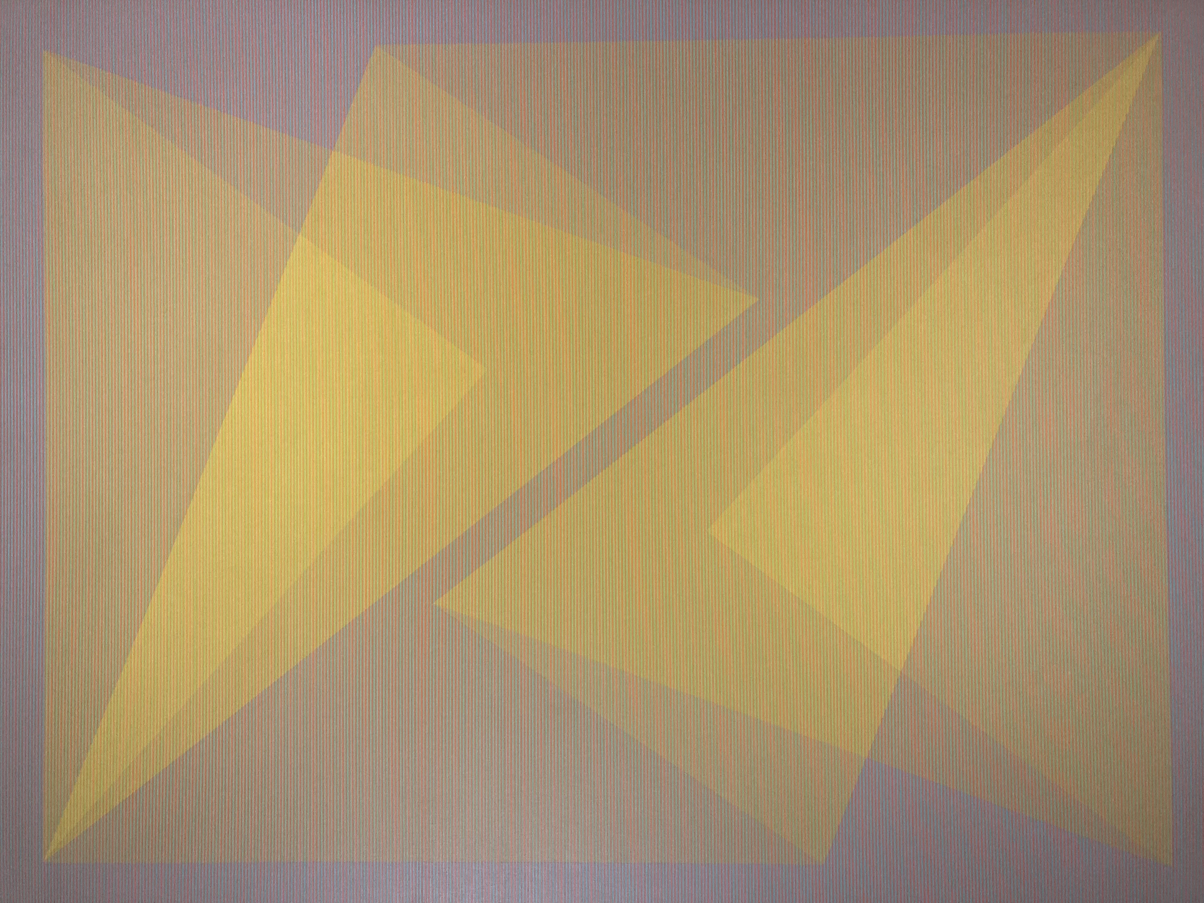 Filtered Yellow, 1968 by Julian Stanczak